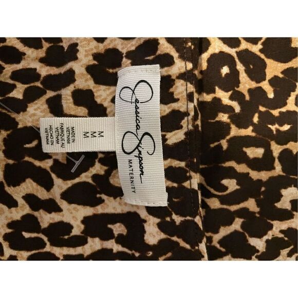 NWT Jessica Simpson Maternity Lepoard print Dress Size Medium - Picture 5 of 6